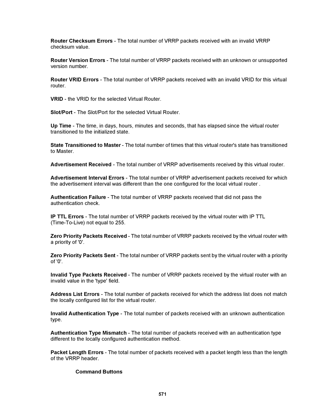 Fortinet MR1 manual 571 