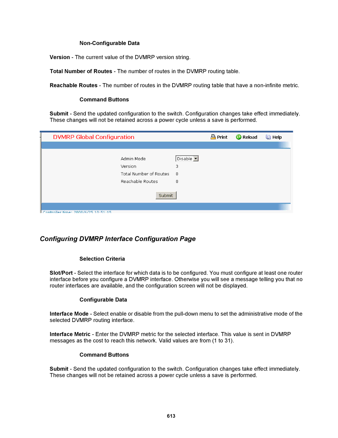 Fortinet MR1 manual Configuring Dvmrp Interface Configuration 