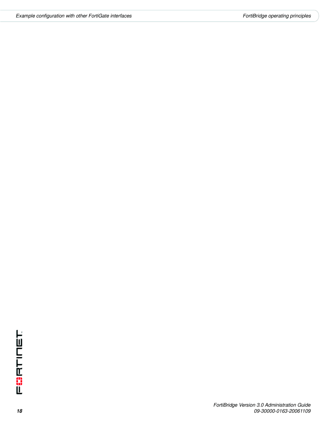 Fortinet Version 3.0 manual Example configuration with other FortiGate interfaces 