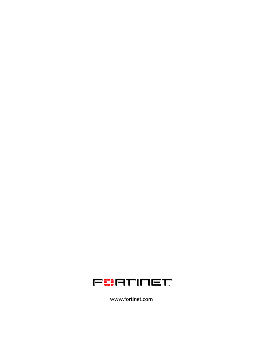 Fortinet Version 4.1 manual 
