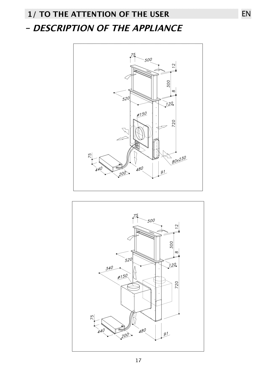 Foster Domino S4000 user manual Description of the Appliance 