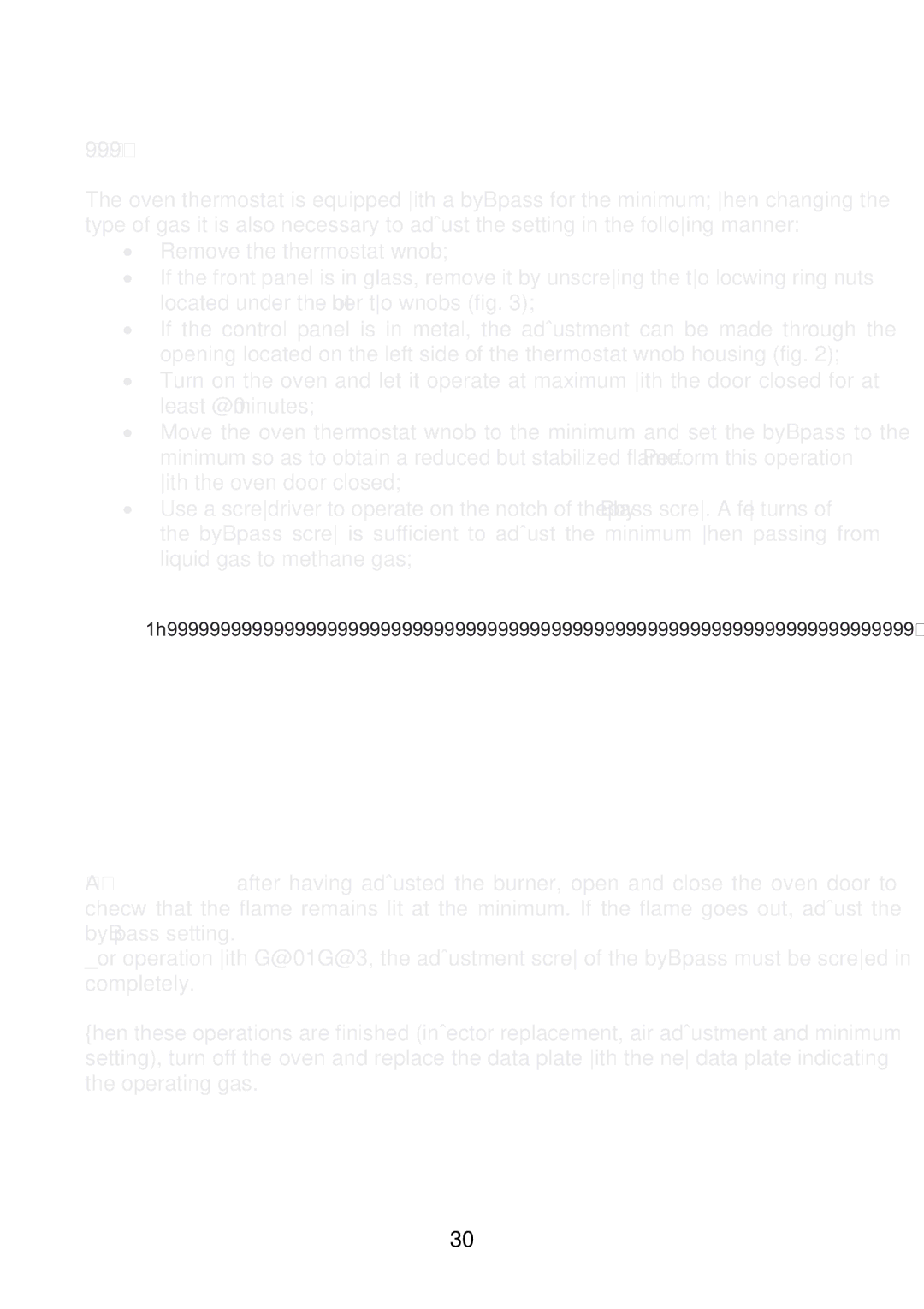 Foster KS 60 user manual Setting of the minimum 