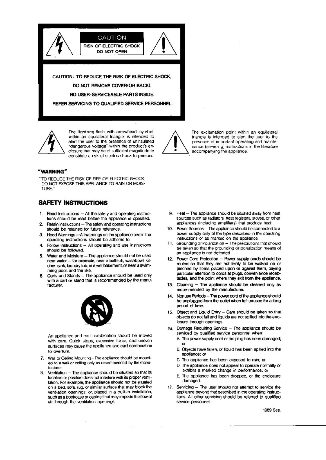 Fostex 2016 manual 