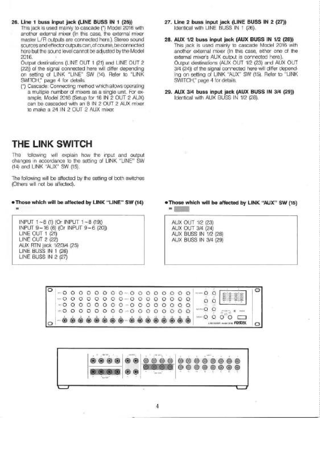 Fostex 2016 manual 