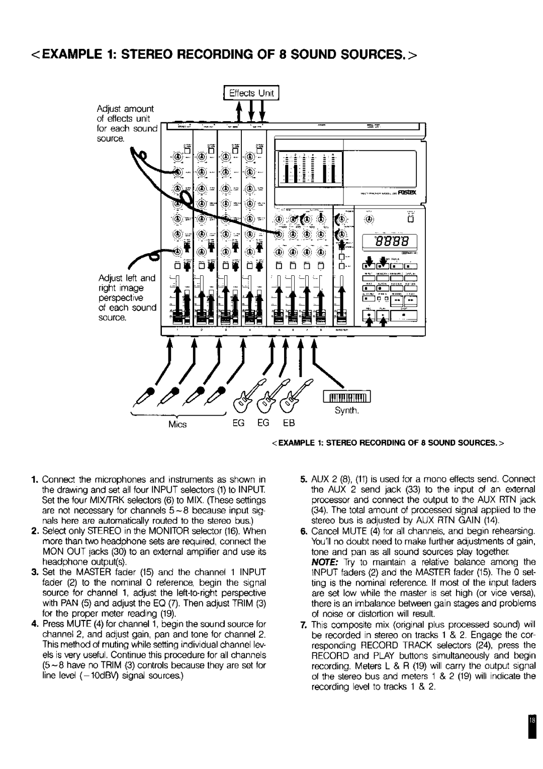 Fostex 280 manual 