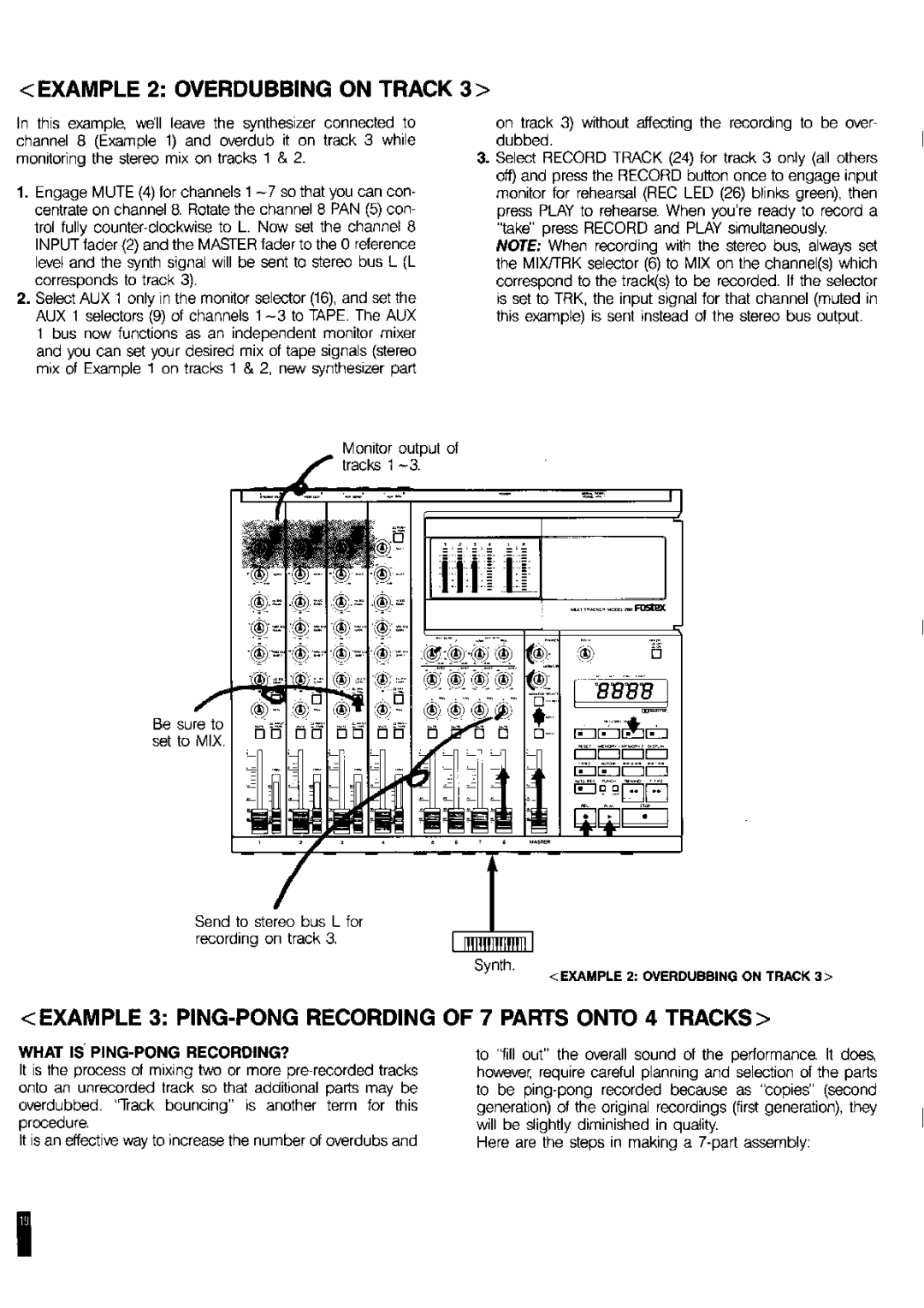 Fostex 280 manual 