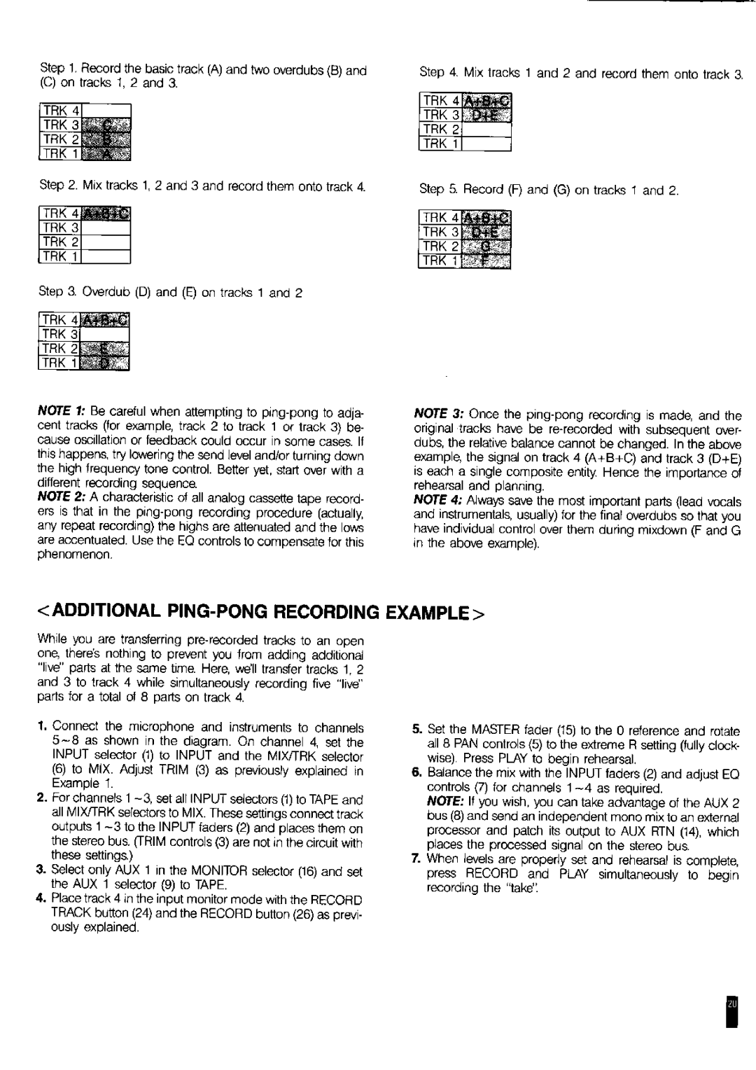 Fostex 280 manual 