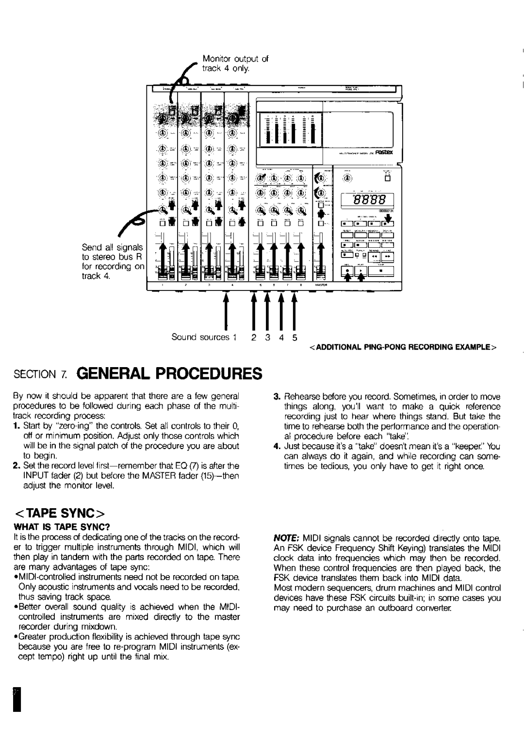 Fostex 280 manual 