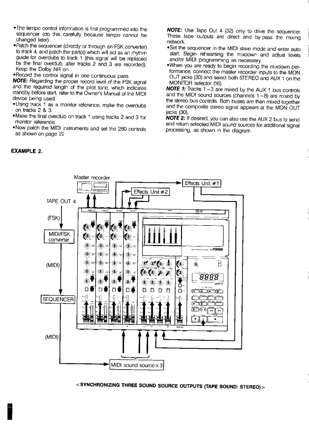 Fostex 280 manual 