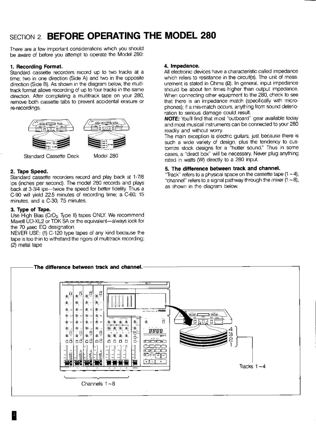 Fostex 280 manual 