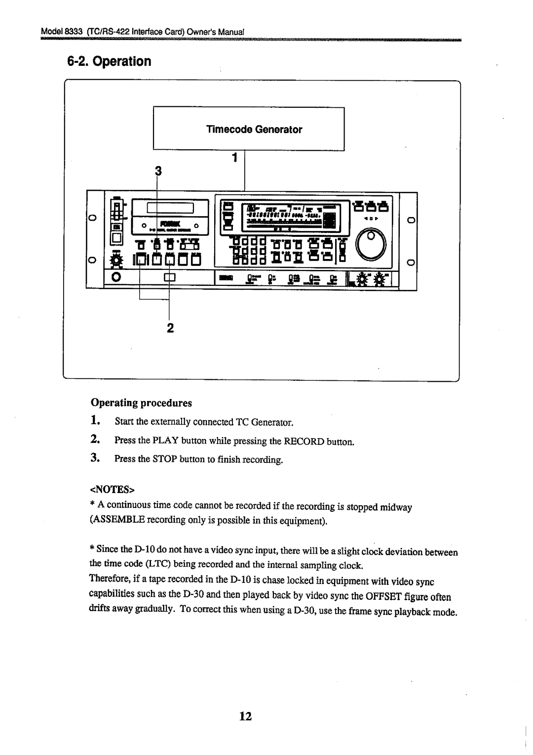 Fostex 8333 manual 