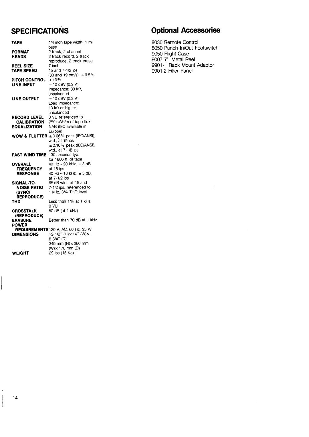 Fostex A-2 manual 