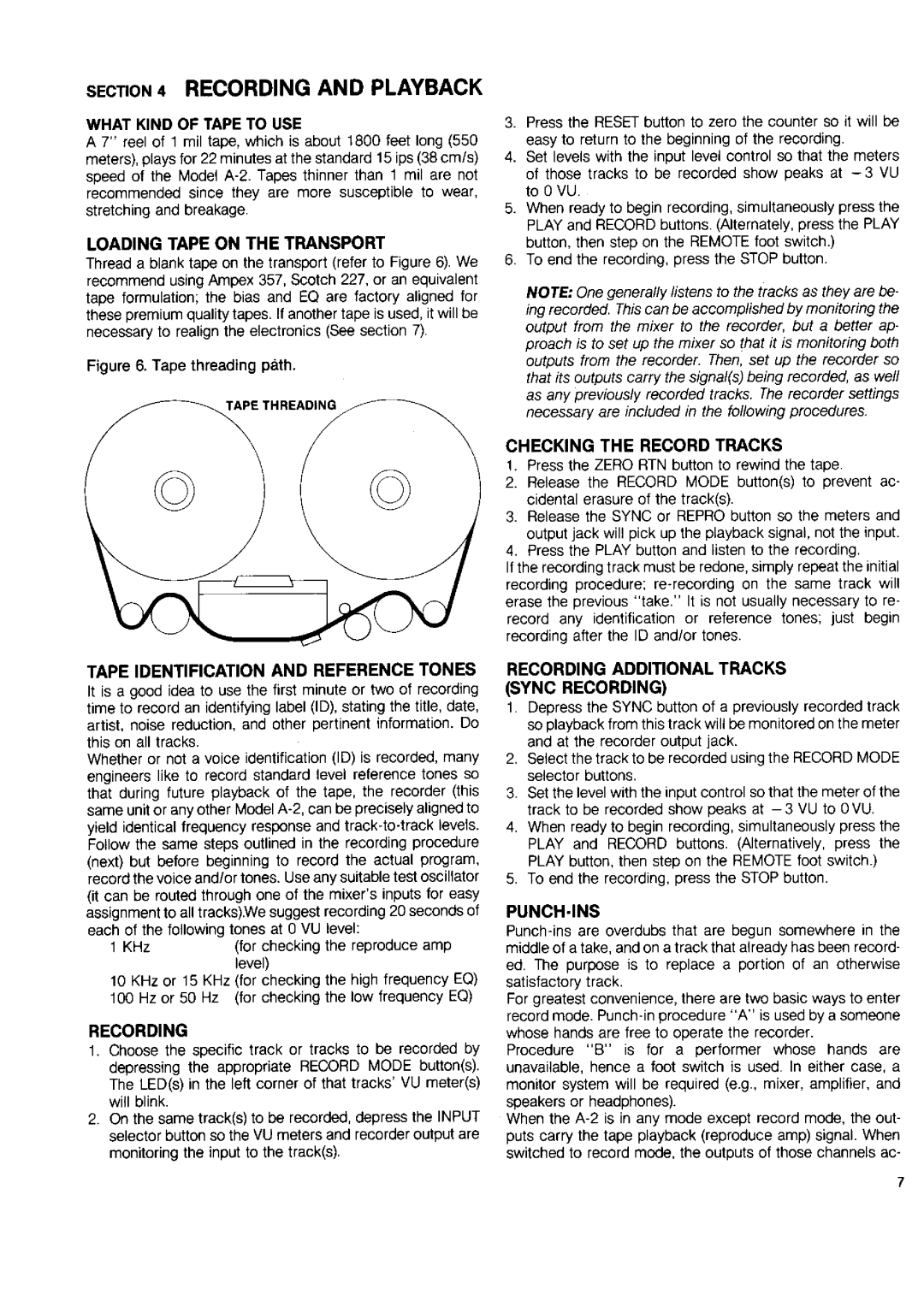 Fostex A-2 manual 