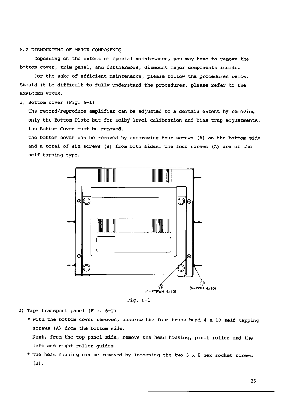 Fostex A-8LR manual 