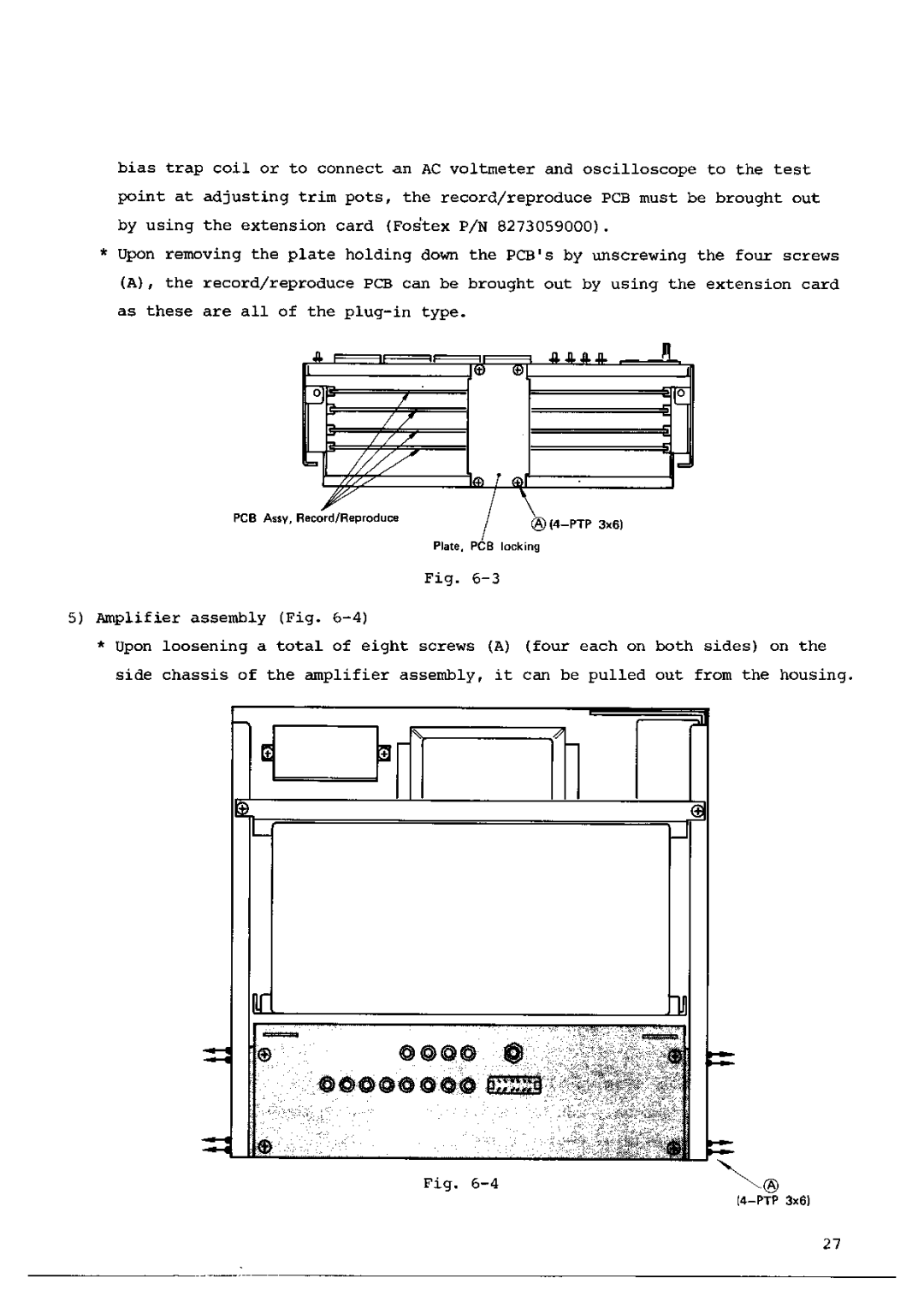 Fostex A-8LR manual 