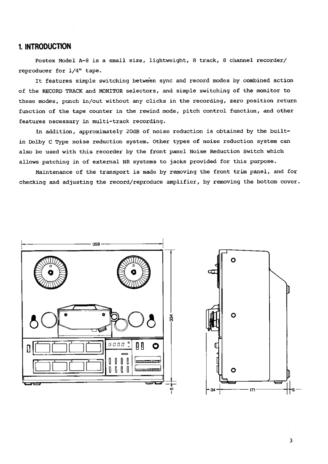 Fostex A-8LR manual 