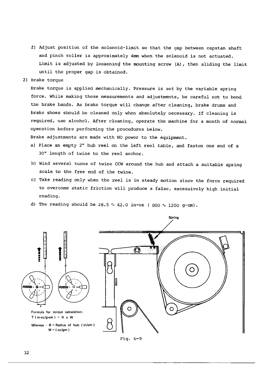 Fostex A-8LR manual 