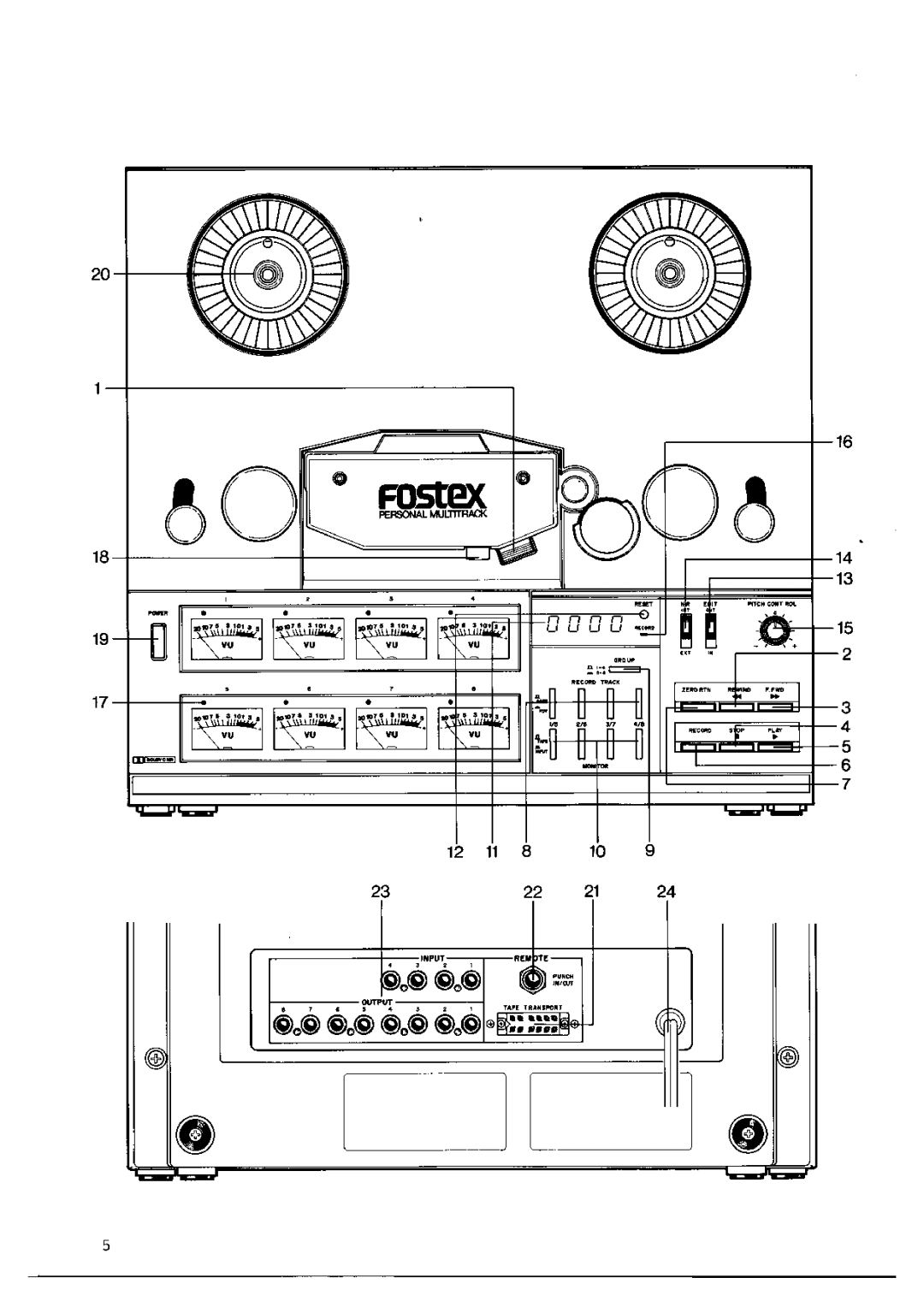 Fostex A-8LR manual 