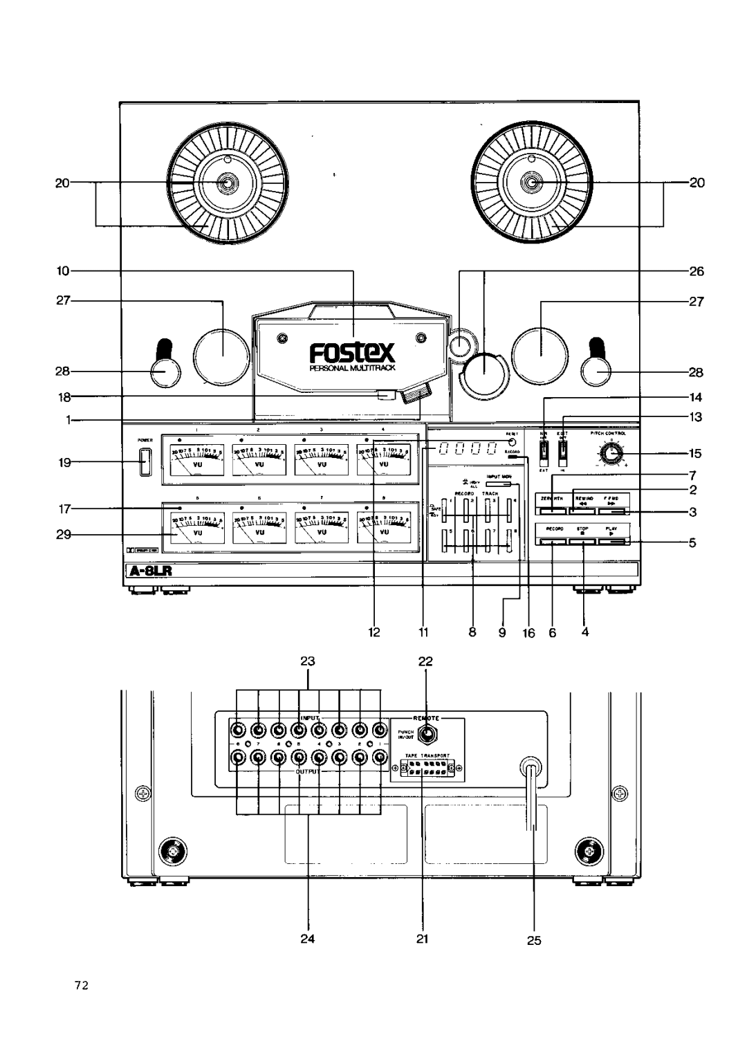 Fostex A-8LR manual 