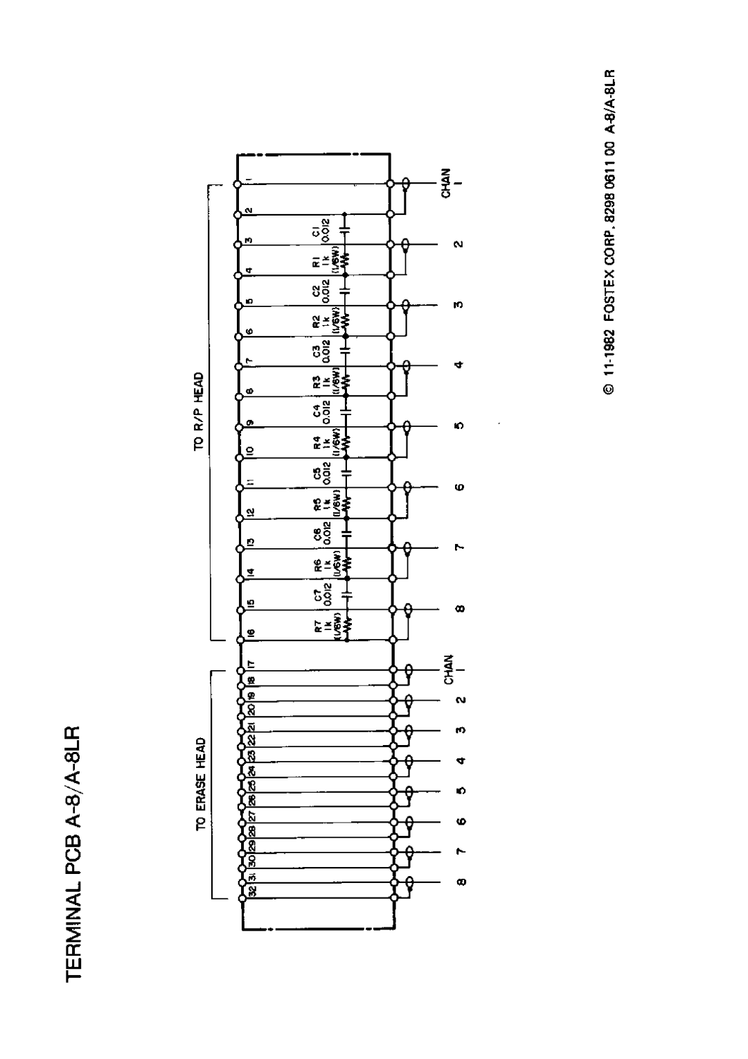 Fostex A-8LR manual 