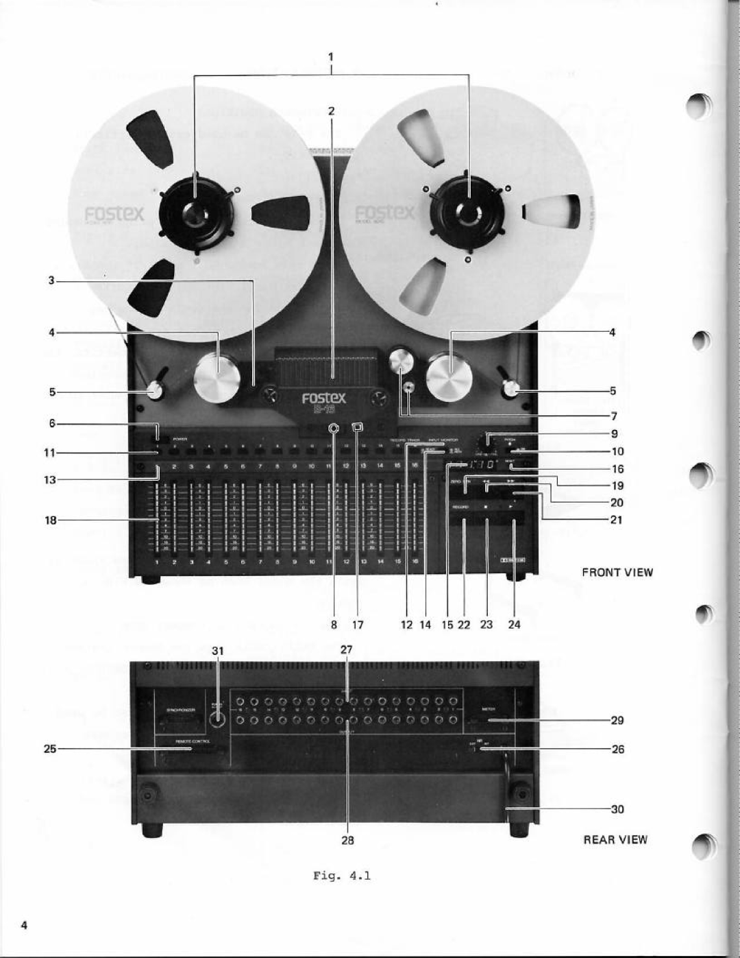 Fostex B-16 manual 