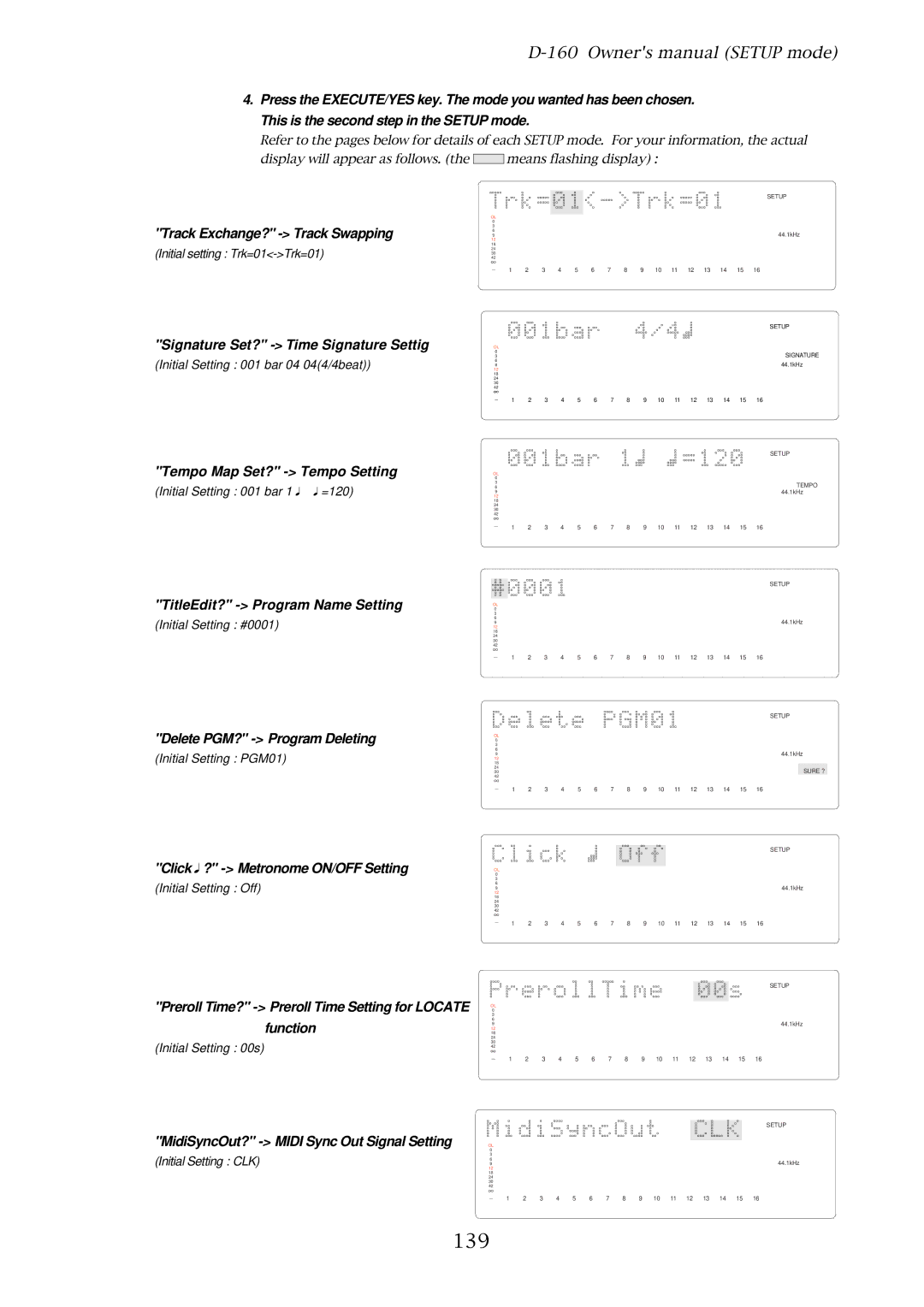 Fostex D-160 owner manual 139 