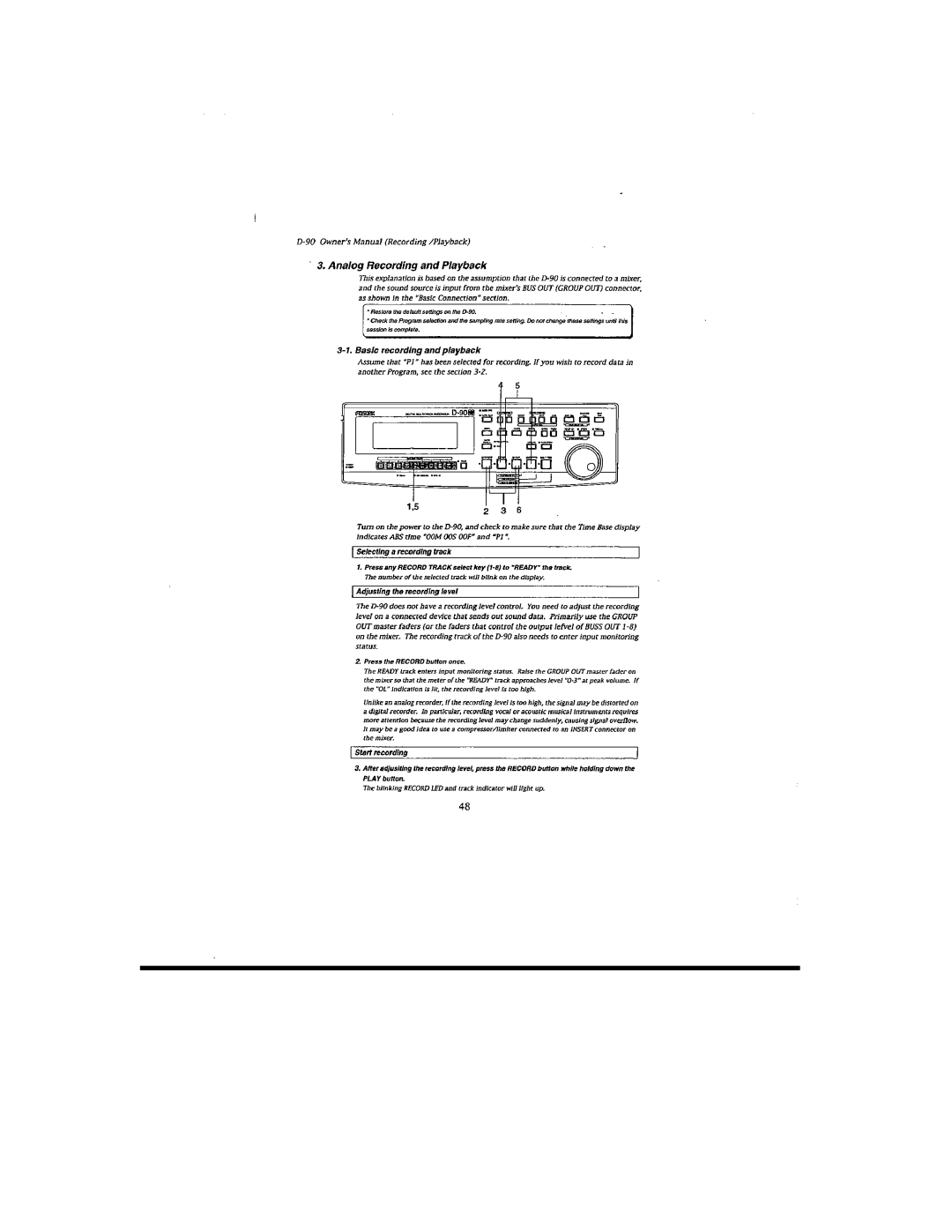 Fostex D-90 manual 