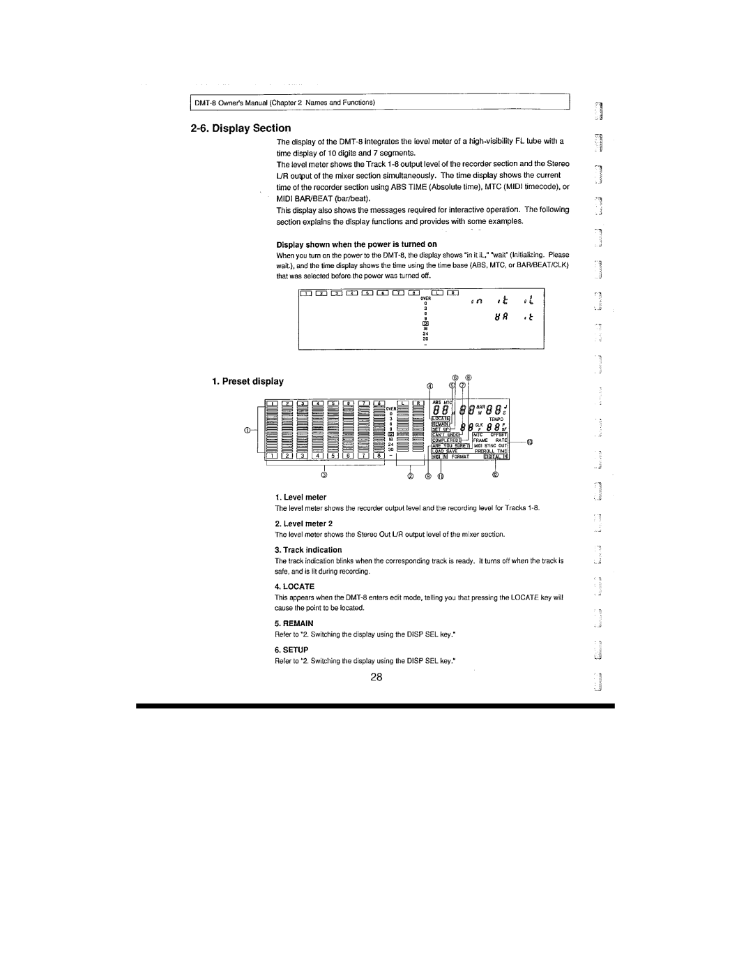 Fostex DMT-8 manual 