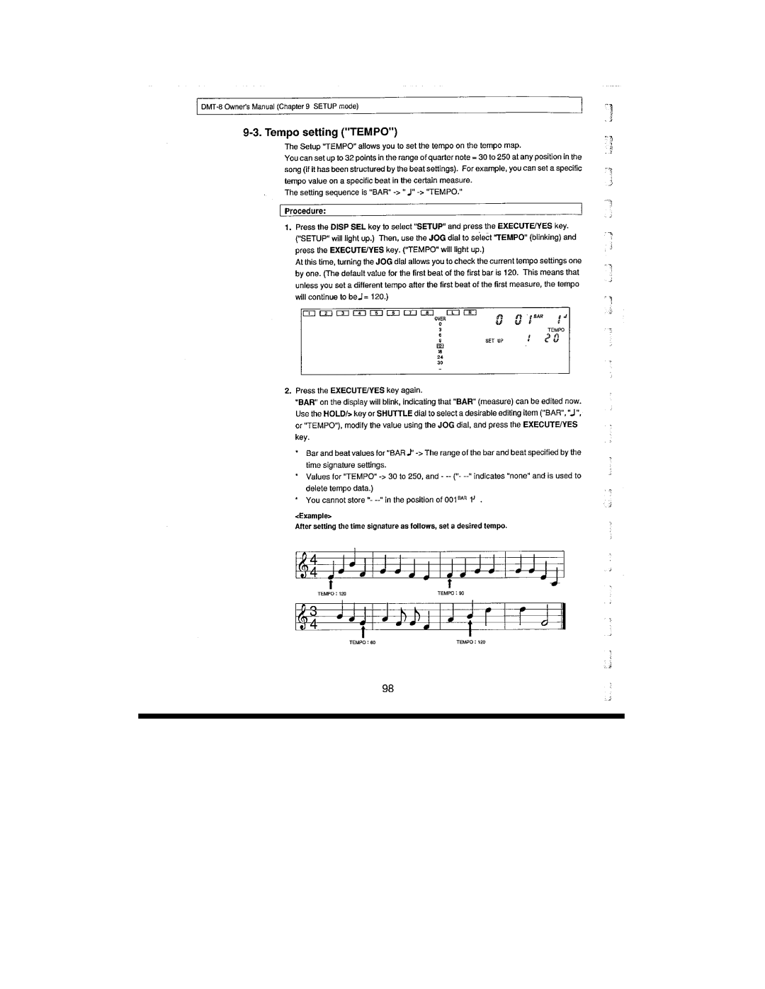 Fostex DMT-8 manual 