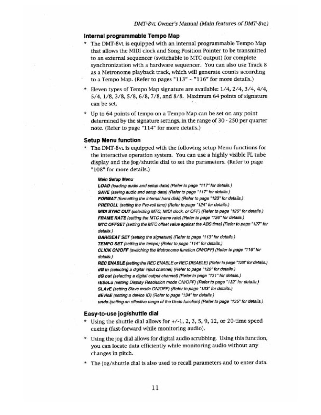 Fostex DMT-8VL manual 