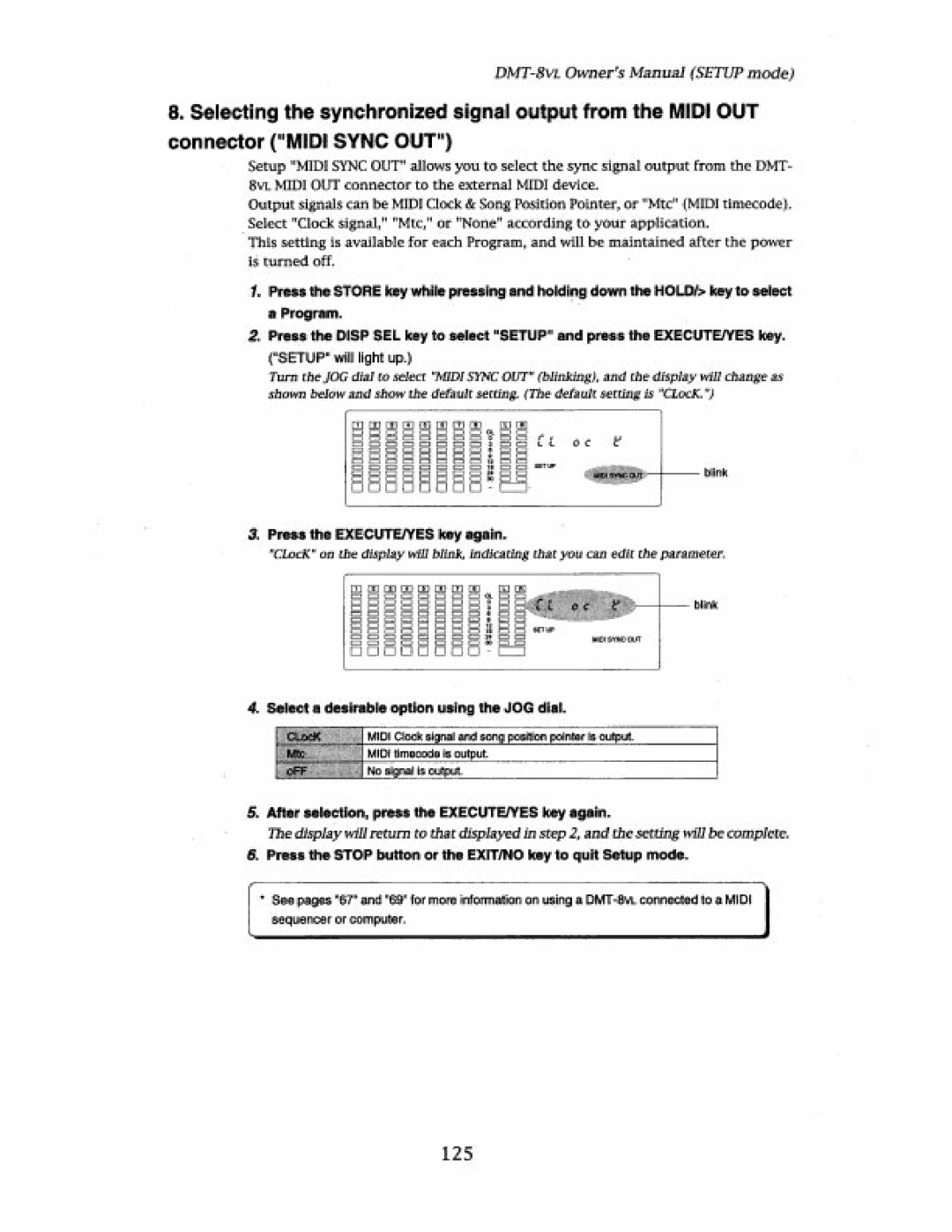 Fostex DMT-8VL manual 