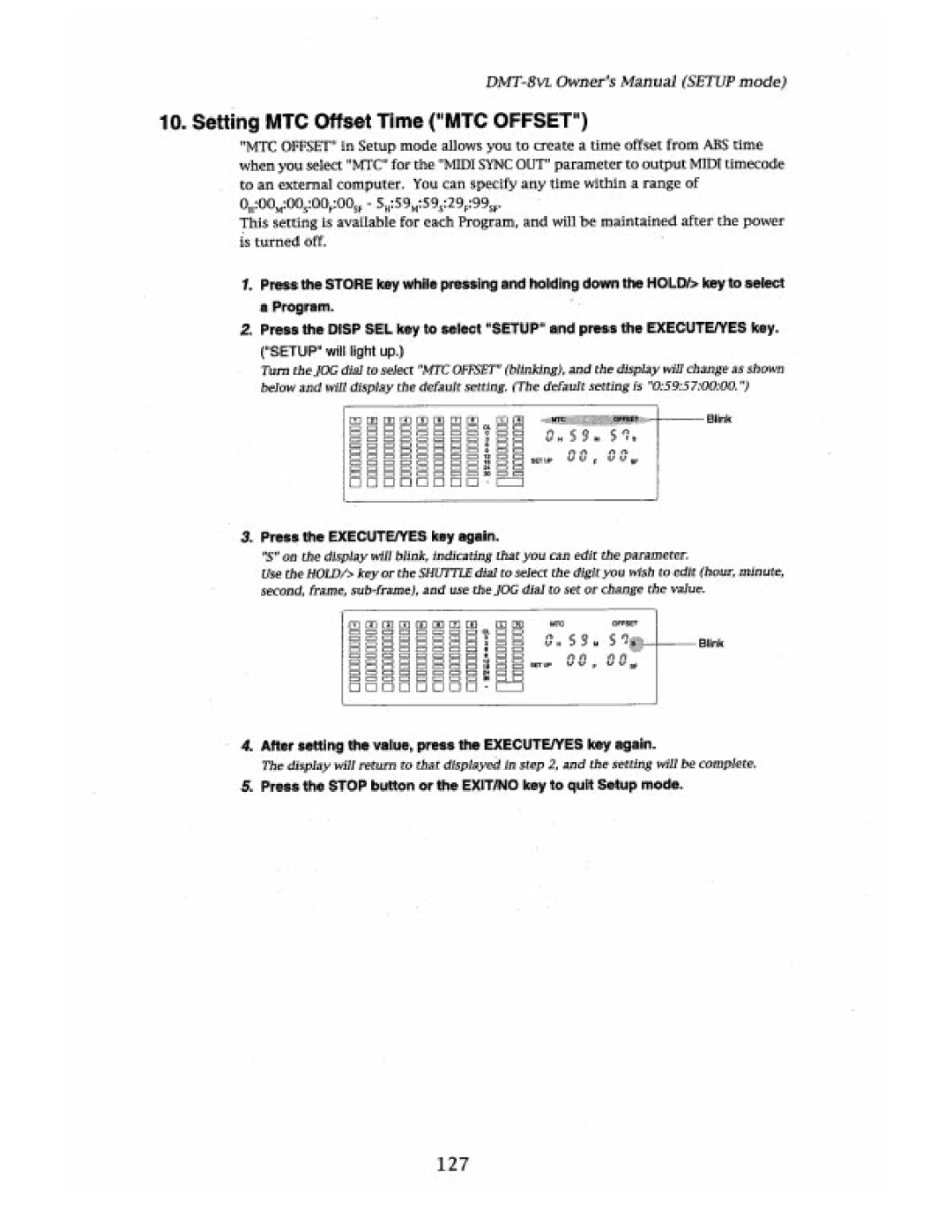 Fostex DMT-8VL manual 