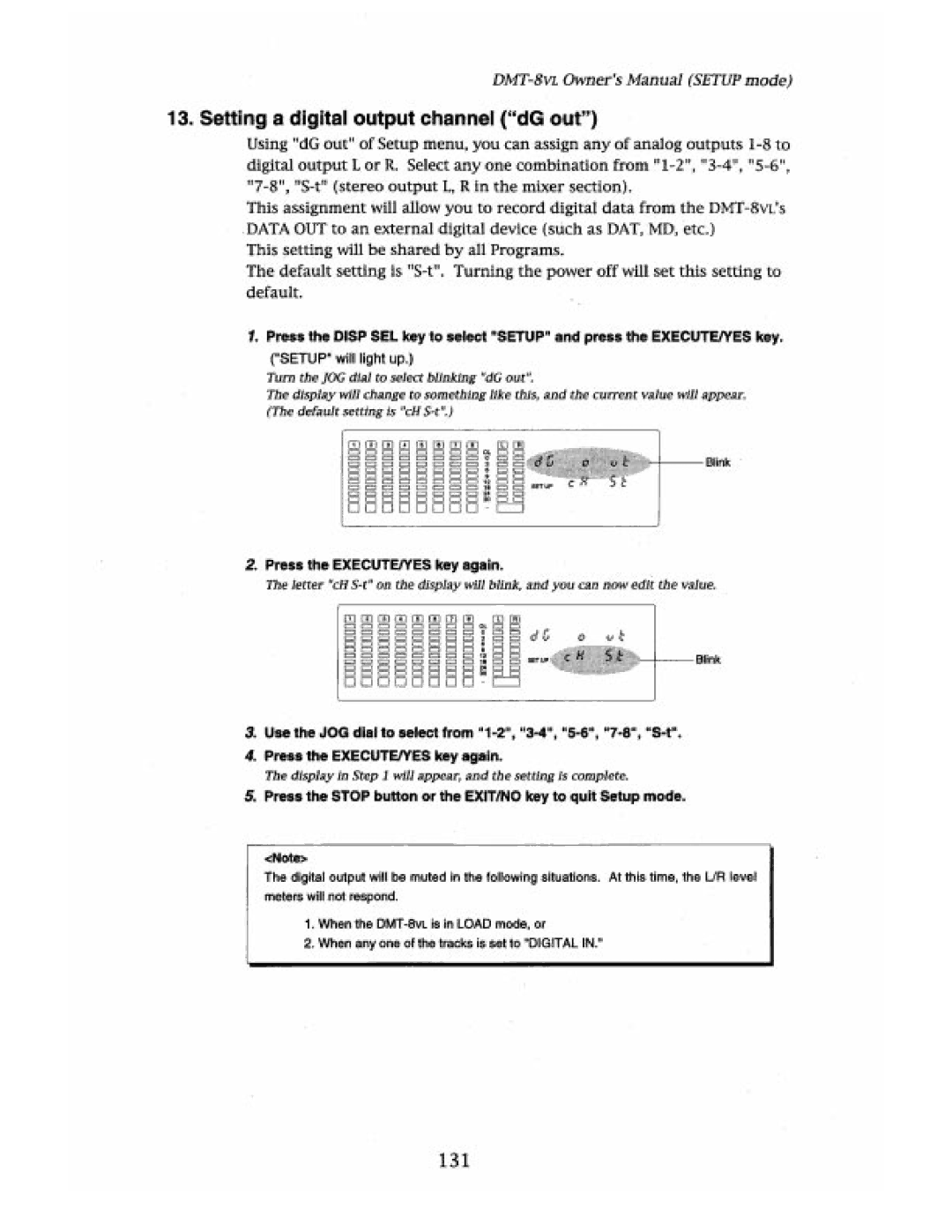 Fostex DMT-8VL manual 