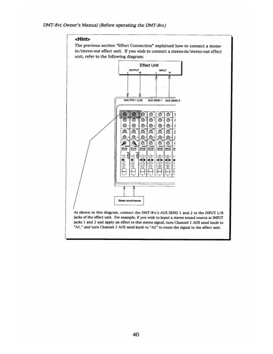 Fostex DMT-8VL manual 