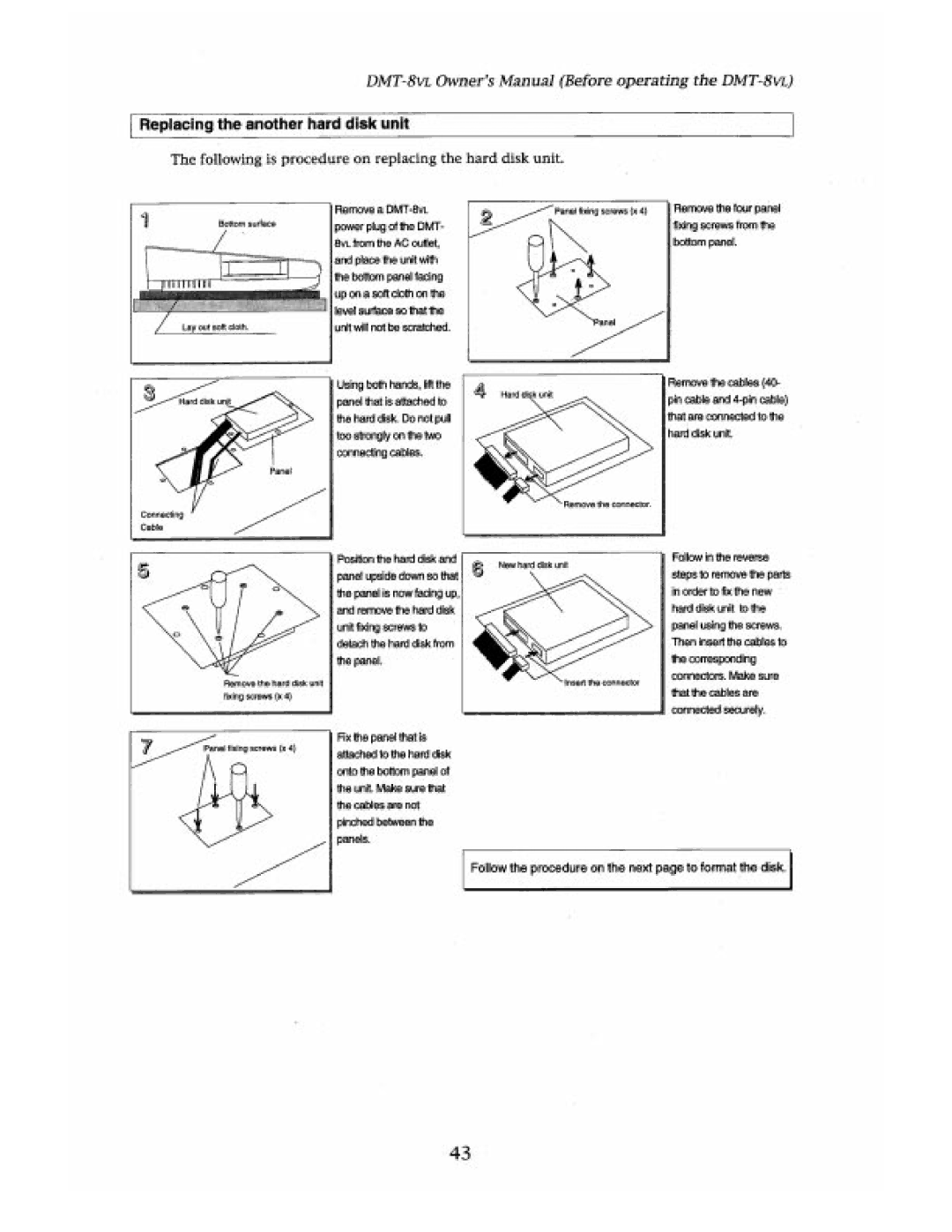 Fostex DMT-8VL manual 