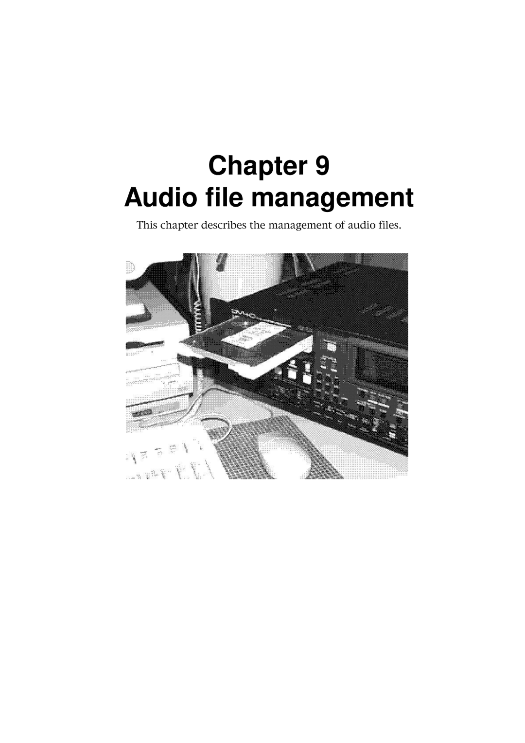 Fostex DV40 manual Chapter Audio file management 