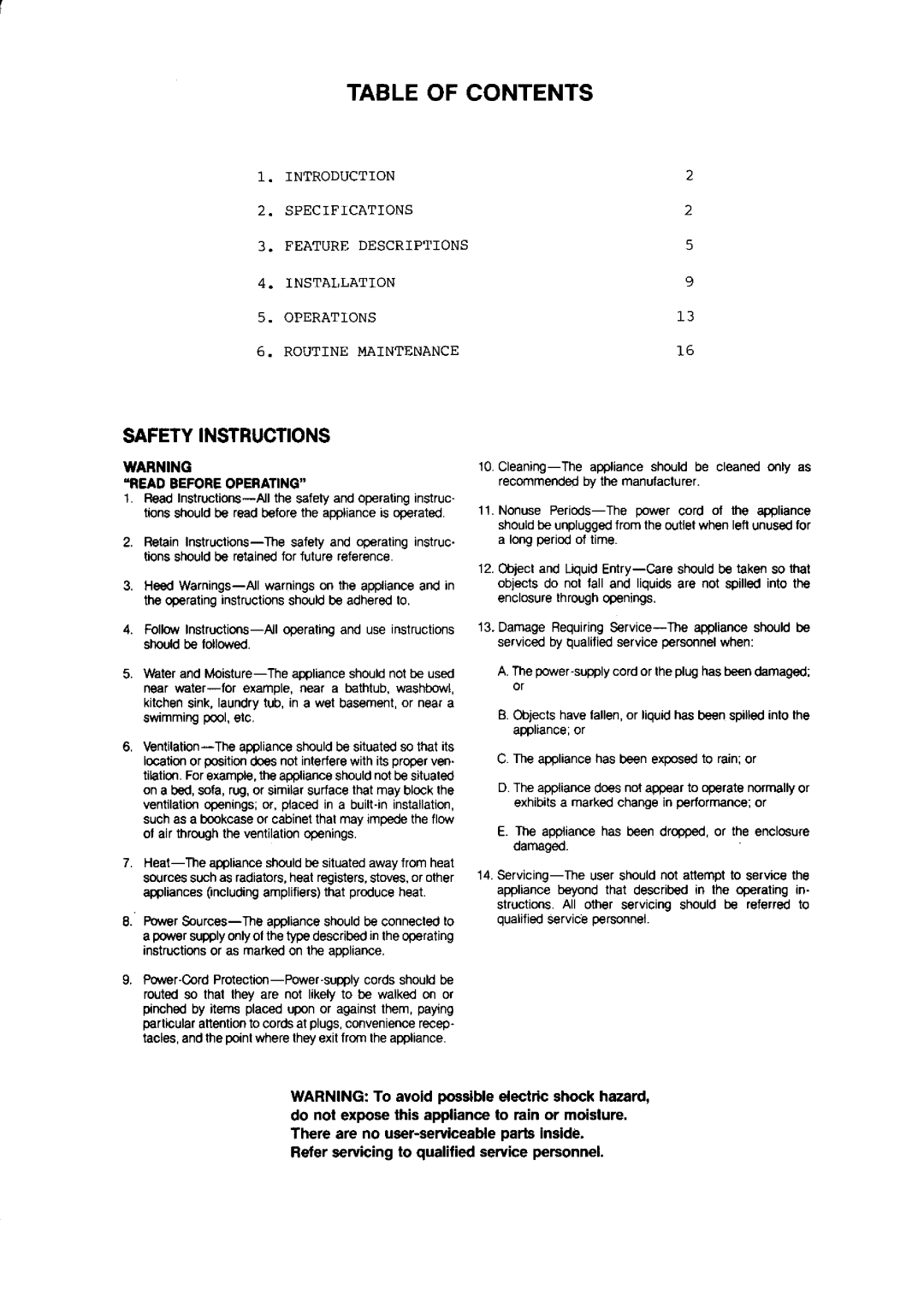 Fostex E-22 manual 