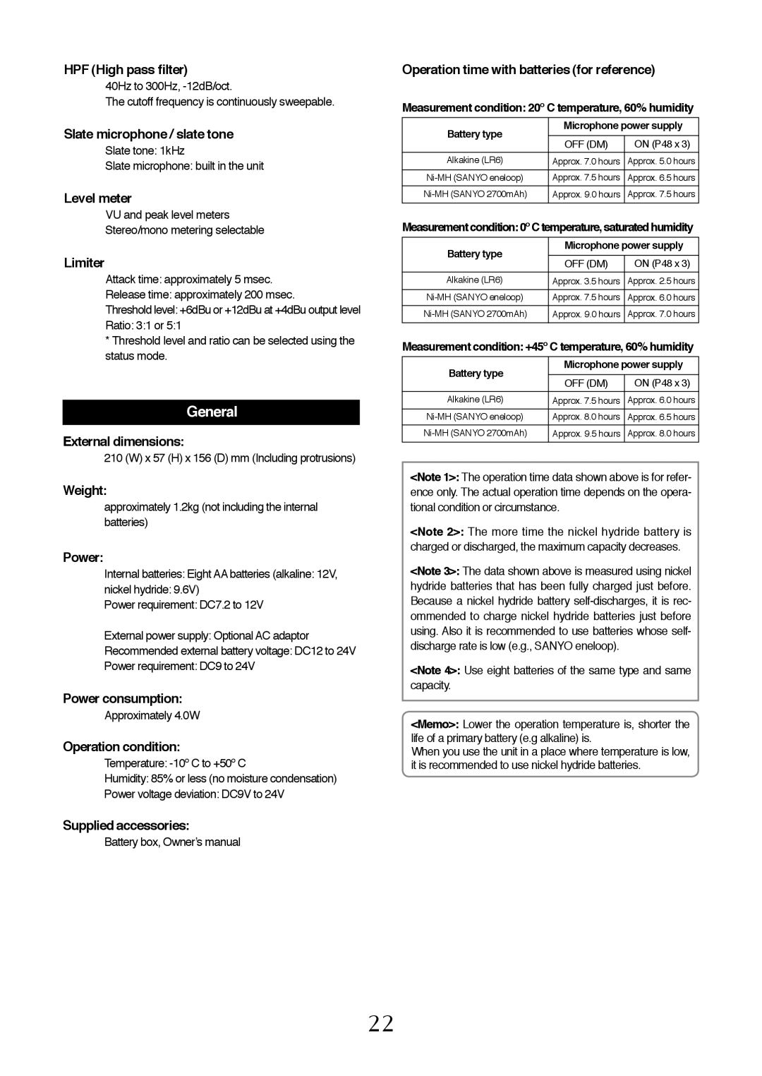 Fostex FM-3 owner manual General 