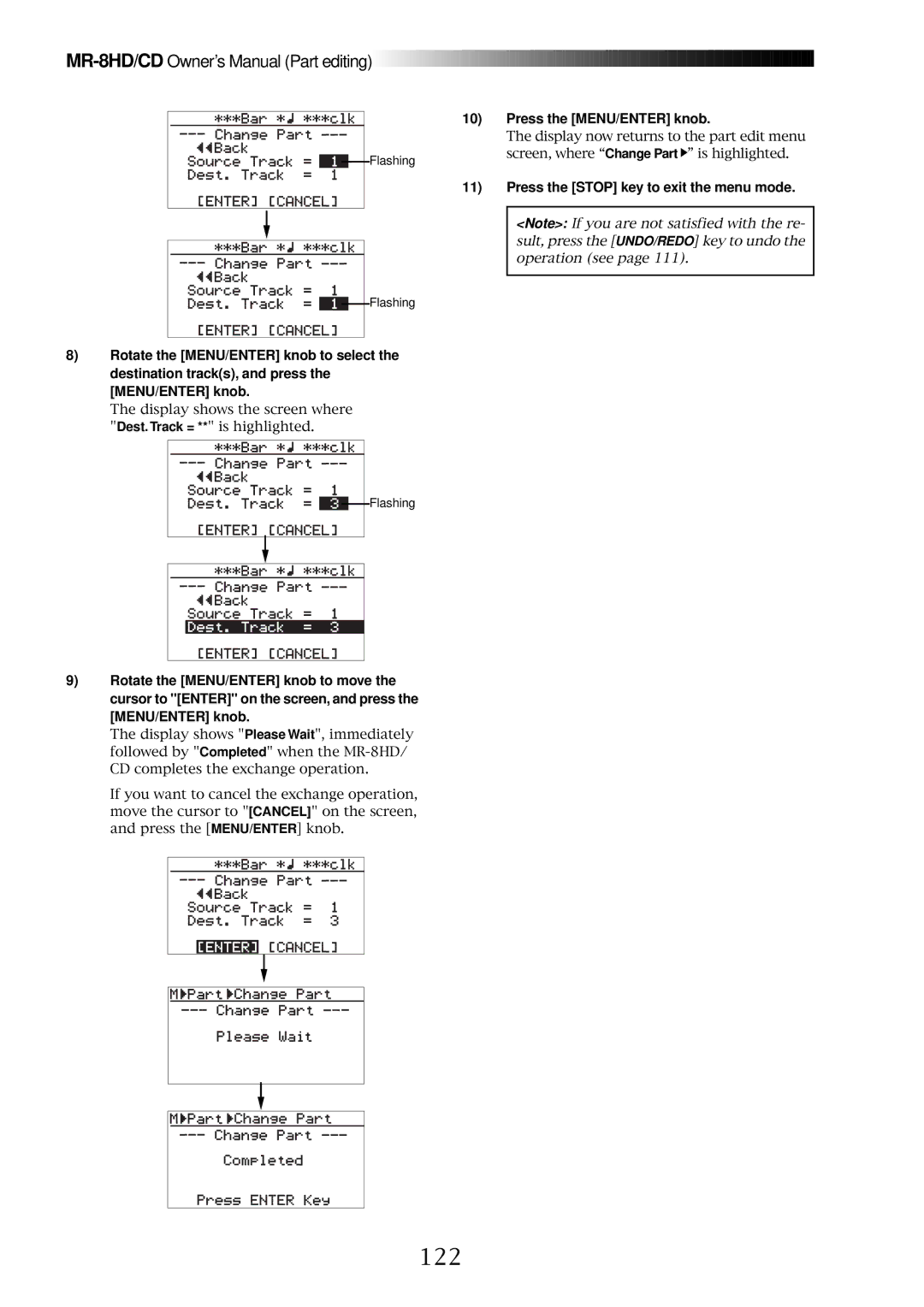 Fostex MR-8CD owner manual 122 