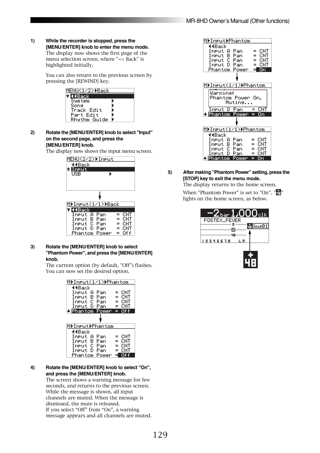 Fostex MR-8HD owner manual 129 