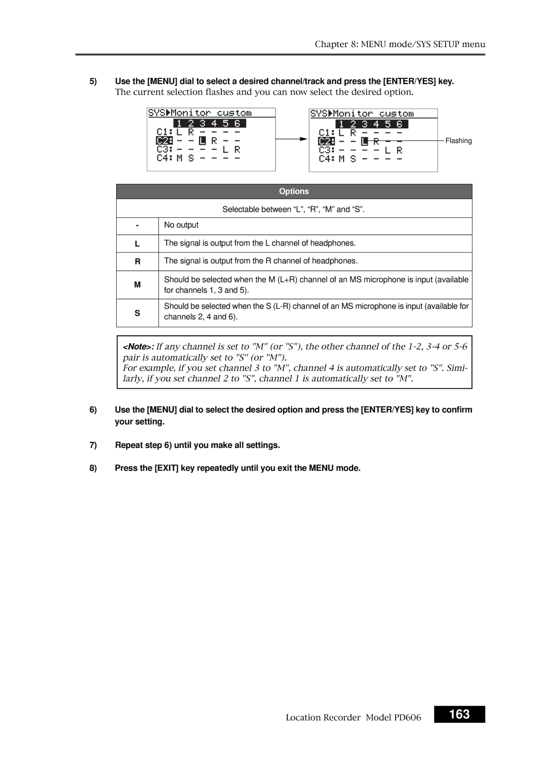 Fostex PD606 owner manual 163 