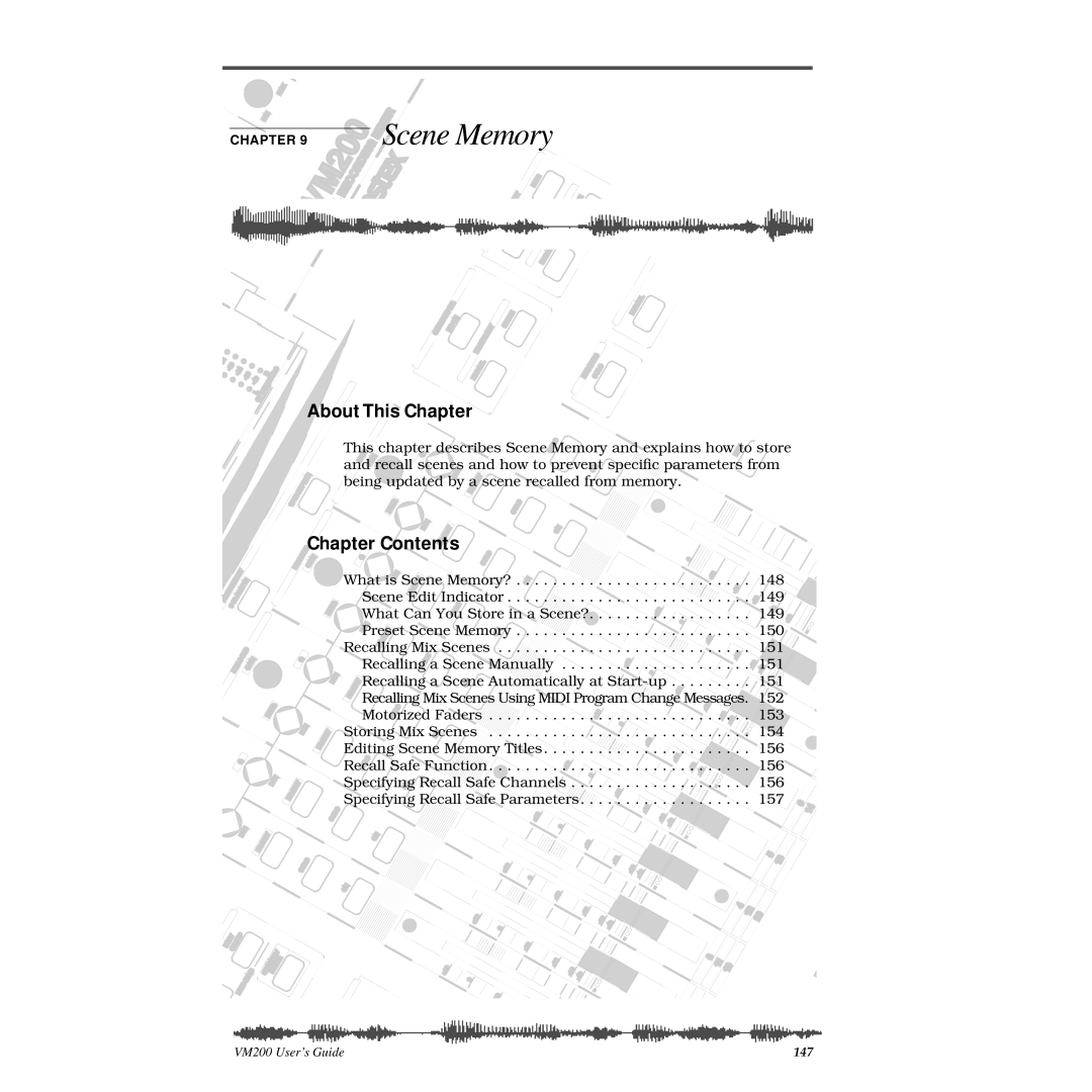 Fostex VM200 manual Memory 