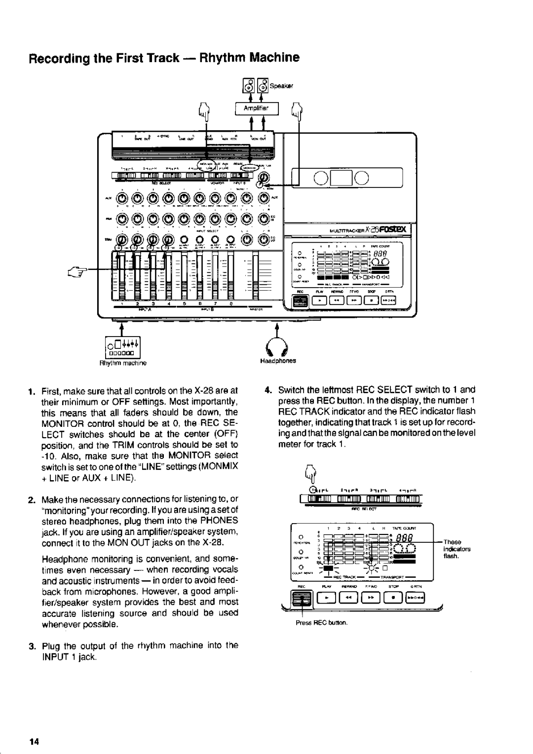 Fostex X-28 manual 