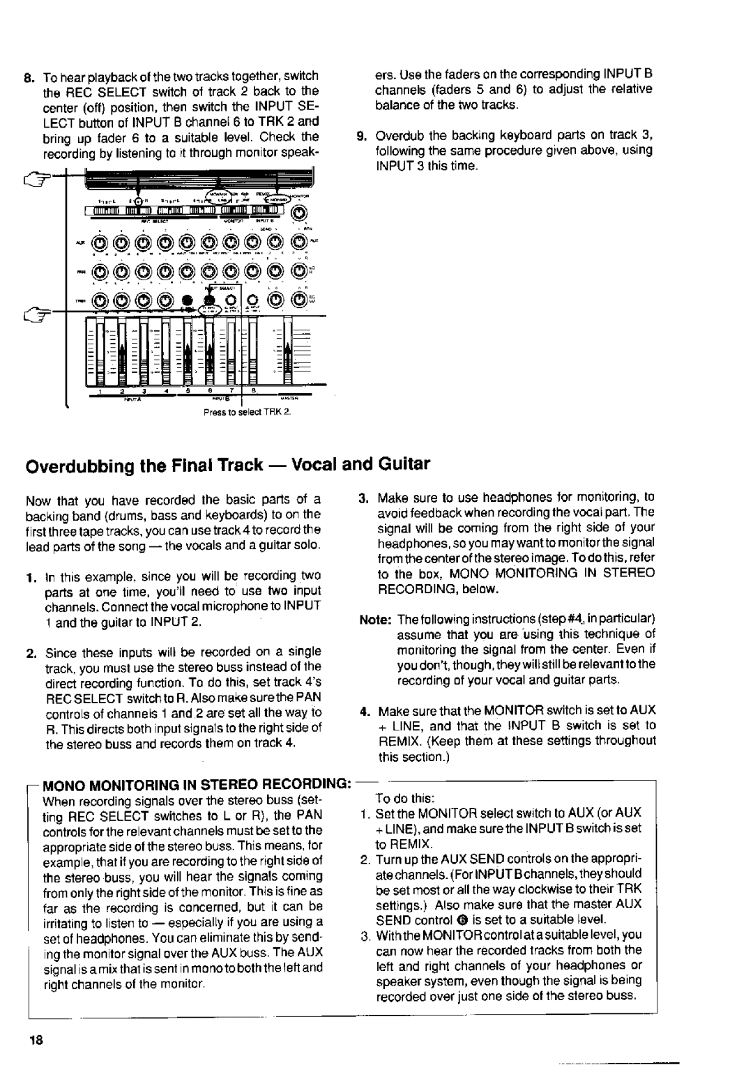 Fostex X-28 manual 