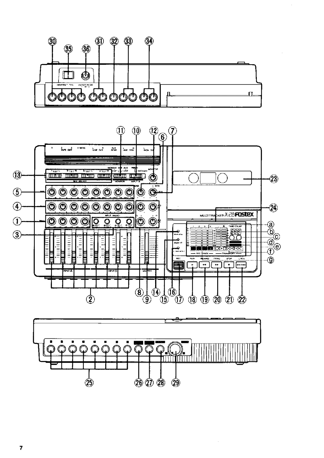 Fostex X-28 manual 