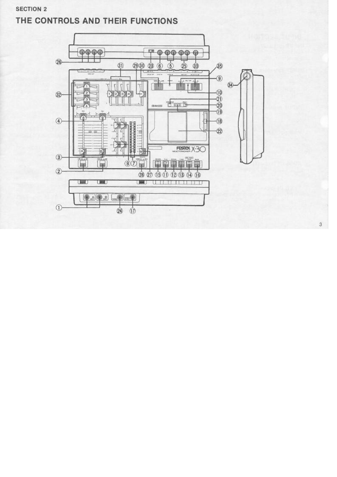 Fostex X-30 manual 