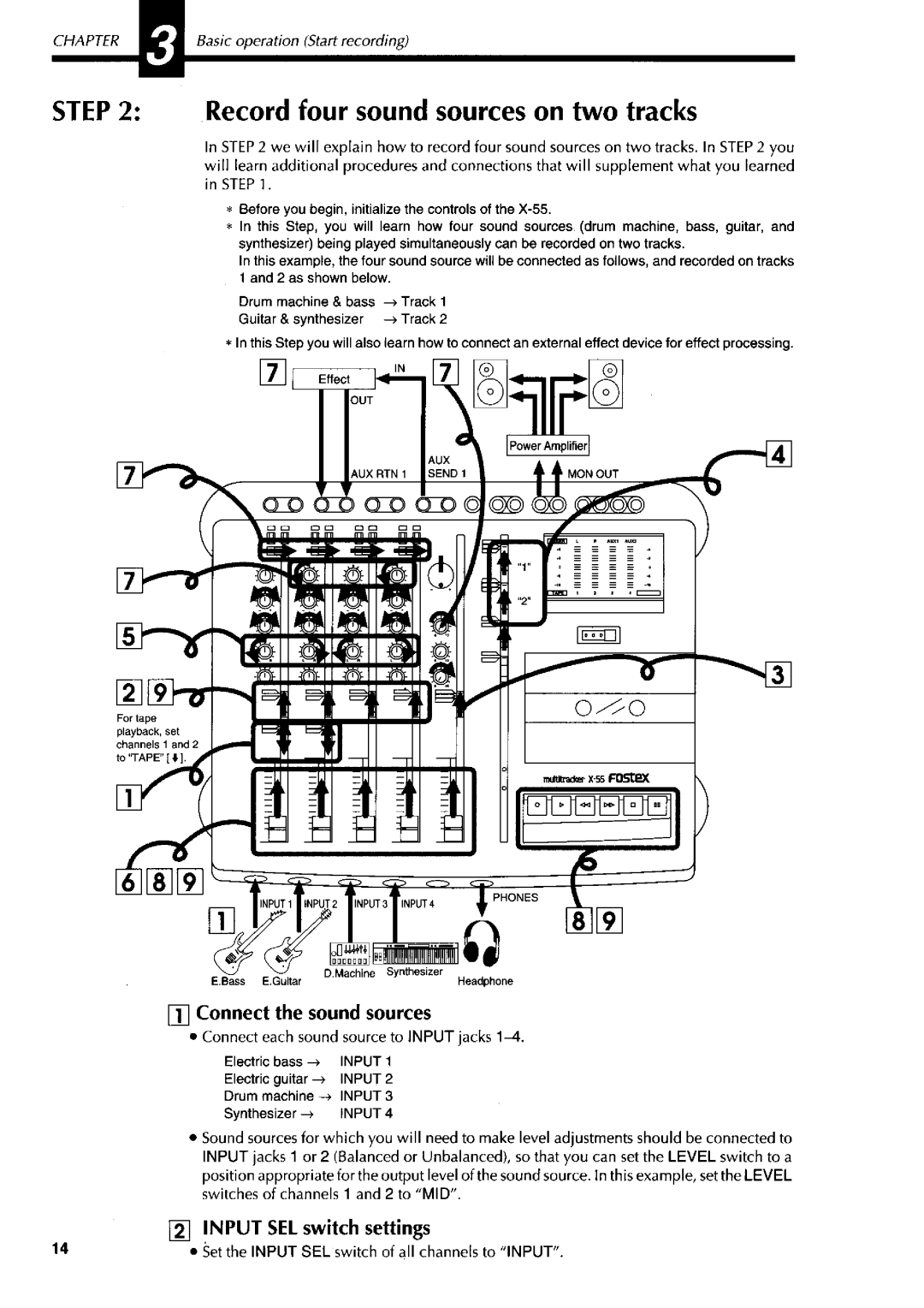 Fostex X-55 manual 