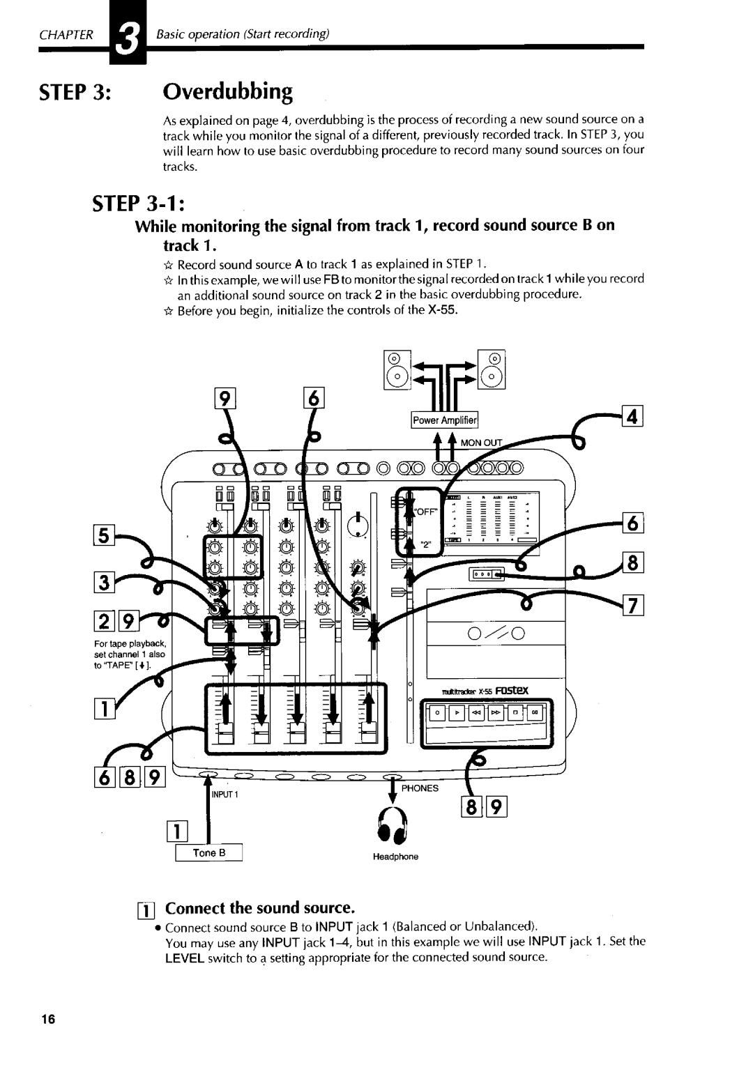 Fostex X-55 manual 