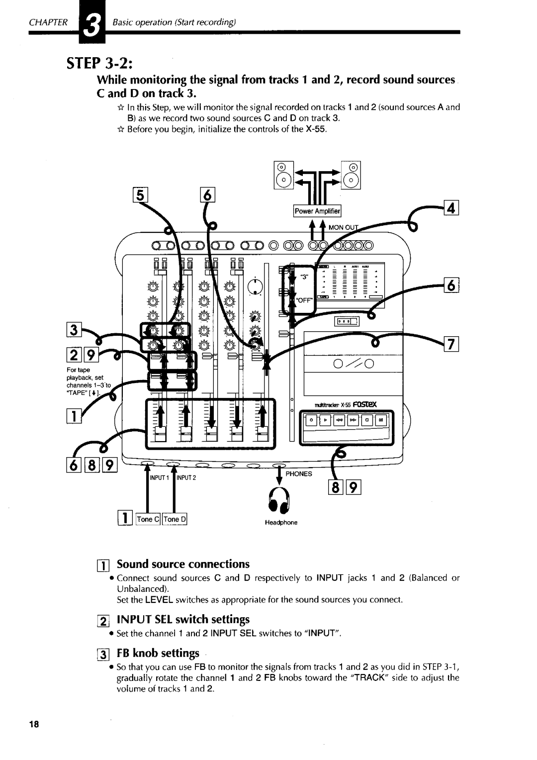 Fostex X-55 manual 