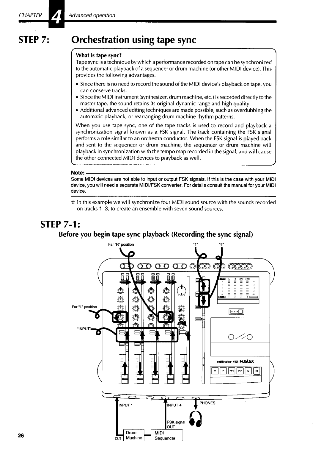 Fostex X-55 manual 